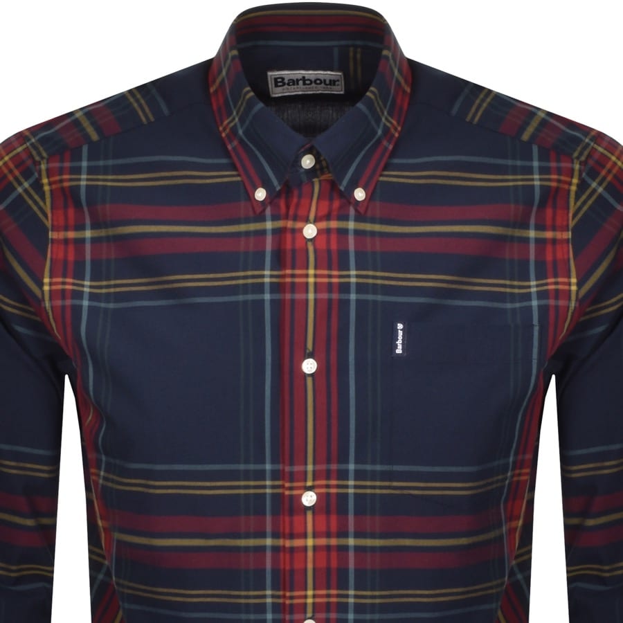 Alternative Image for ProductBarbour Highland Check Shirt Navy2